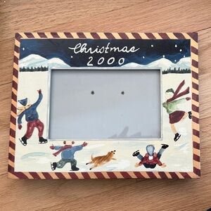 Christmas 2000 Hand-Painted Picture Frame from Exposures